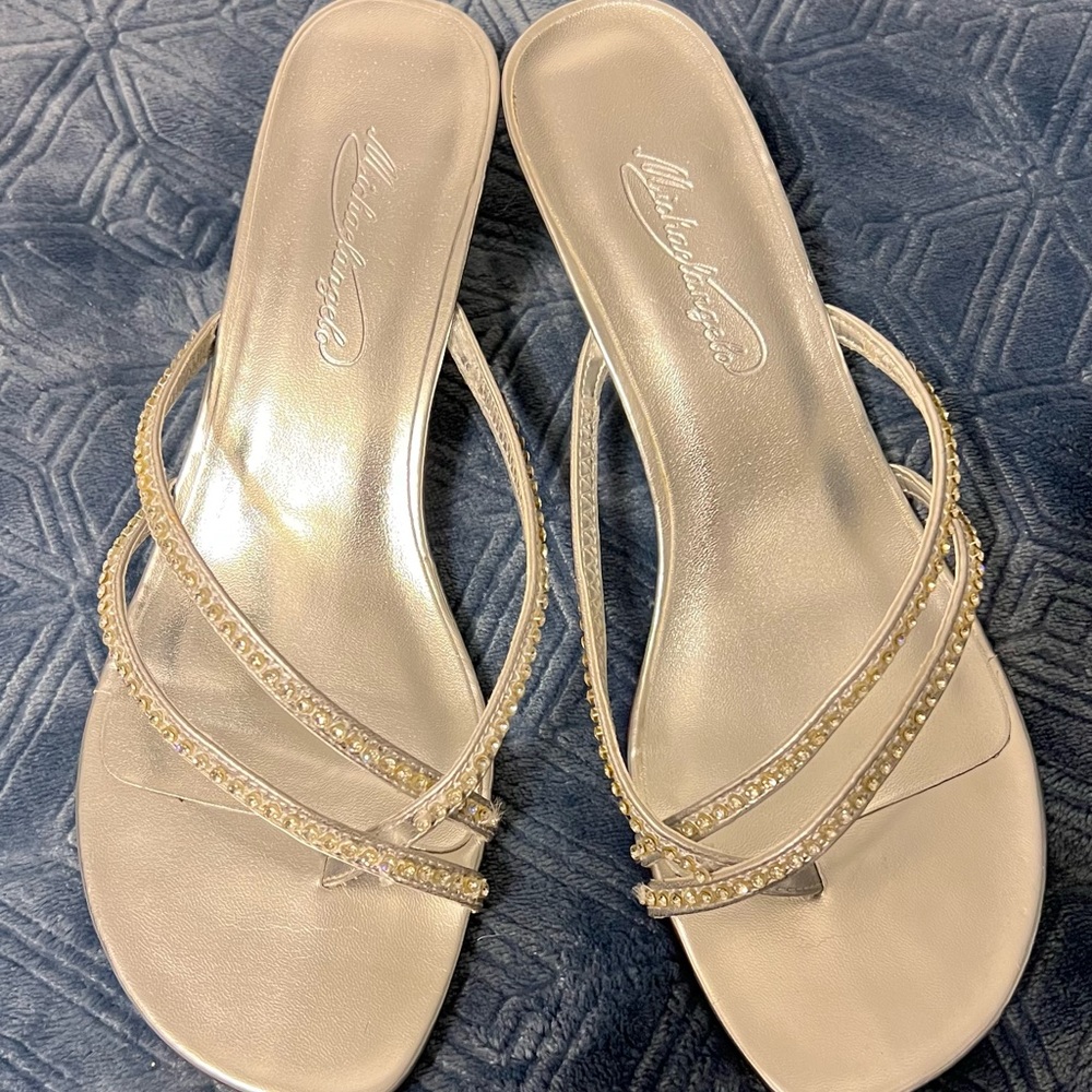Michaelangelo Marley Silver Heels